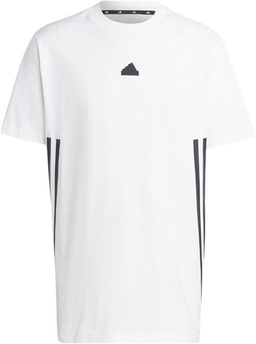 adidas M FI 3S T Mand White Kortærmede T-shirts Str XL - Bomuld hos Magasin