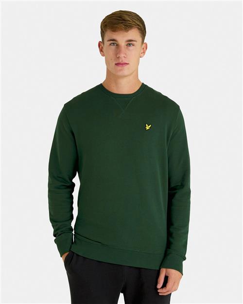 Lyle & Scott Crew Neck Sweatshirt Mand W486 Dark Green Sweatshirts Str L - hos Magasin