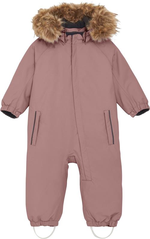 Color Kids Coverall W. Fake Fur Str 92 - Antler Flyverdragter hos Magasin