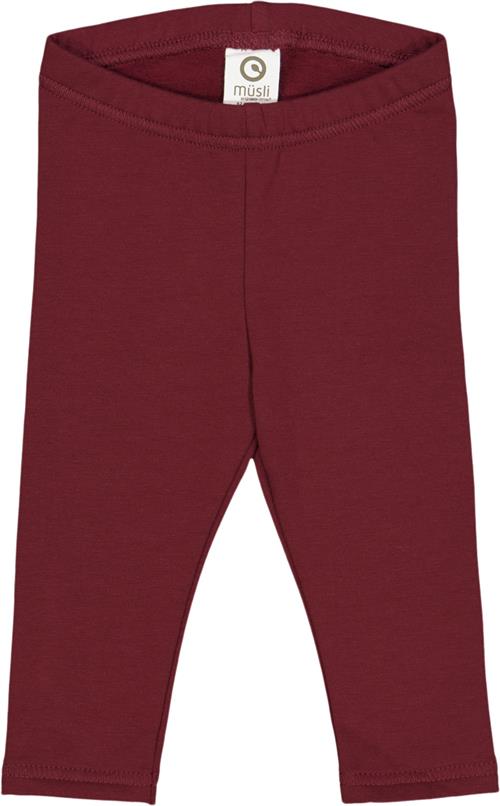 Se Müsli by Green Cotton Cozy me Sweat Leggings Baby Str 62 - Cabernet Leggings Bomuld hos Magasin ved Magasin