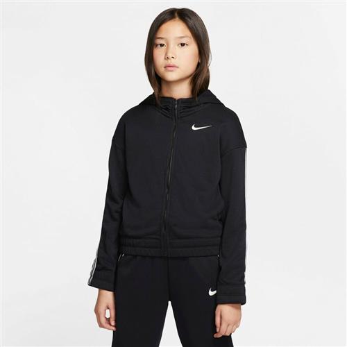 Nike Studio Full Zip Haettetroje 122-128 / XS - Sweatshirts & Hættetrøjer Polyester hos Magasin