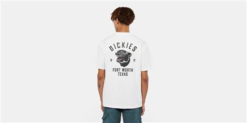 Dickies Dickies Panther TEE SS White Mand White Kortærmede T-shirts Str S - hos Magasin