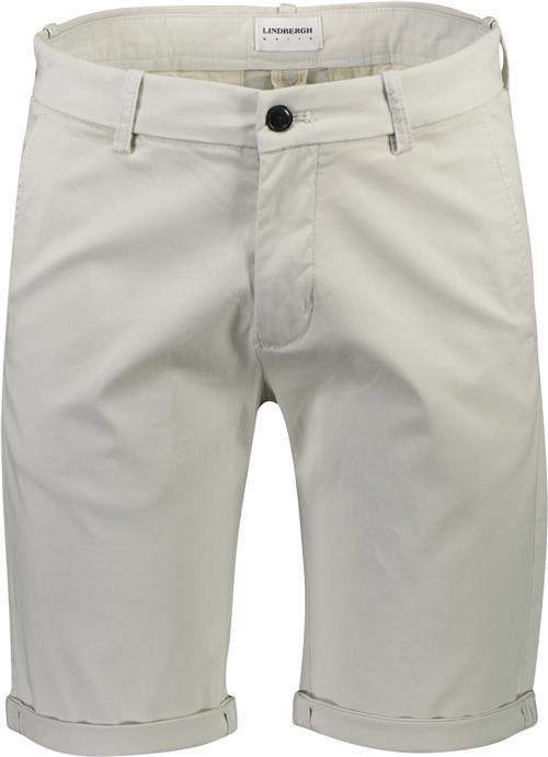 Lindbergh Superflex Chino Shorts Mand Hvid Chino Shorts Str XL - hos Magasin