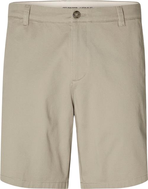 Se Selected Homme Slhregular Bill Flex Shorts Noos Mand Chinchilla Chino Shorts Regular Fit Str M - Bomuld hos Magasin ved Magasin