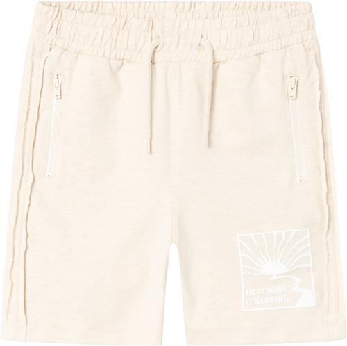 Se Name It Nkmhummi Loose Sweat Shorts UNB Str 134 - Peyote Melange Shorts & Bloomers hos Magasin ved Magasin