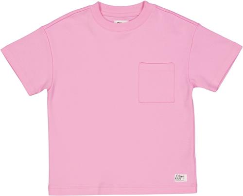 Se Müsli by Green Cotton Olsen Kids Pocket s/s T Str 140 - Bonbon Bluser Bomuld hos Magasin ved Magasin