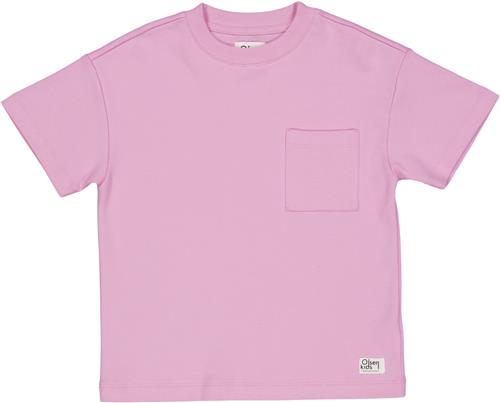 Se Müsli by Green Cotton Olsen Kids Pocket s/s T Str 104 - Bonbon Bluser Bomuld hos Magasin ved Magasin