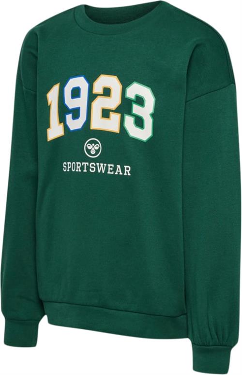 Se Hummel Hmlkason Sweatshirt Str 12 år / 152 cm - Rain Forest Sweatshirts hos Magasin ved Magasin