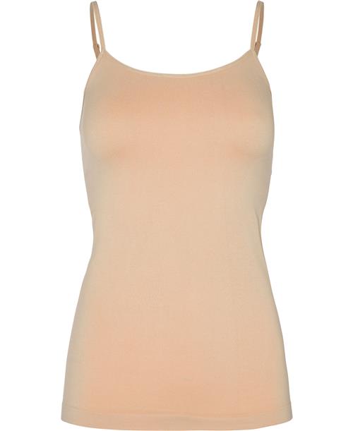 Magasin du Nord Collection Magasin Mellanie 7 S Seamless Top Kvinde Hazelnut Tanktoppe Str XS Polyamid