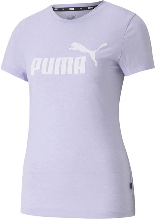 Se Puma Ess Logo Heather Tshirt L - Trænings T-shirts hos Magasin ved Magasin