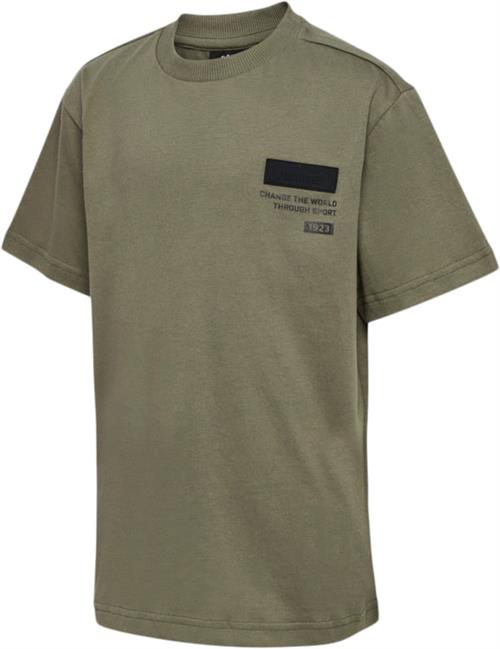 Hummel Hmlarchie Tshirt S/S Str 12 år / 152 cm - Army Kortærmede T-shirts hos Magasin