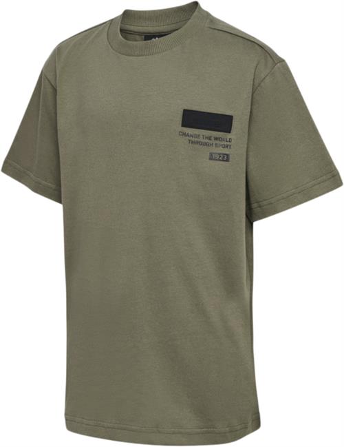 Hummel Hmlarchie Tshirt S/S Str 11 år / 146 cm - Army Kortærmede T-shirts hos Magasin