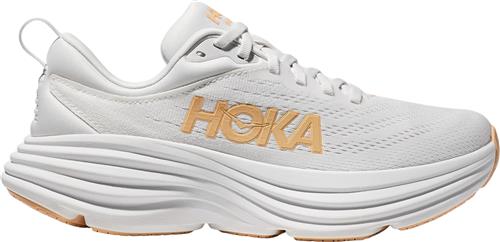 HOKA Bondi 8 Kvinde White / Cantaloupe Sneakers Str 42 - hos Magasin