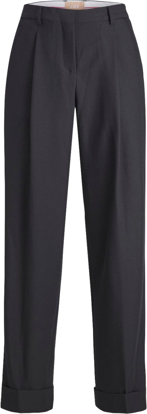 JJXX Jxmary Pleat FU MW Pant TLR Noos Kvinde Black Bukser Med Lige Ben Str "26/""32" - hos Magasin