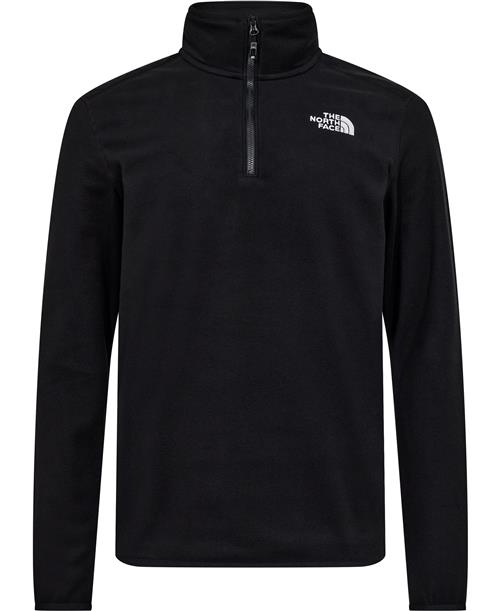 Se The North Face M 100 Glacier 1/4 ZIP EU Glacier Mand Tnf Black-npf Fleece Str L - hos Magasin ved Magasin