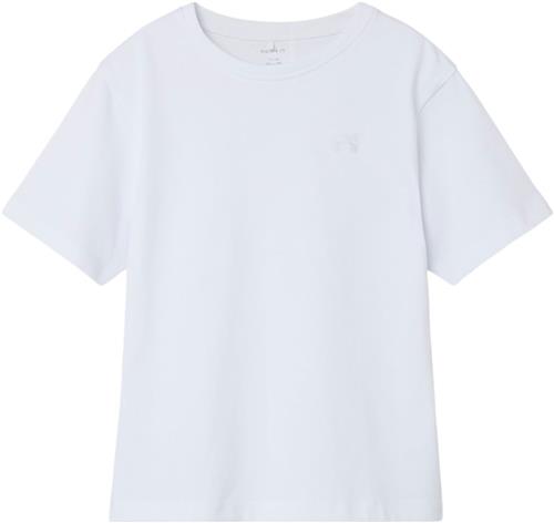 Name It Nkmgreg SS Nreg TOP Noos Str 146/152 - Hvid Kortærmede T-shirts hos Magasin