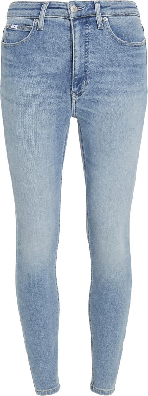 Calvin Klein High Rise Super Skinny Ankle Kvinde 1aa Skinny Jeans Str 28/NI - hos Magasin