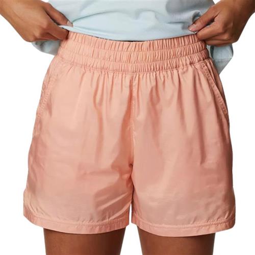 Columbia Alpine Chill Zero Iridescent Multisport Shorts Kvinde Pink Dawn Iridescent Sweatshorts Str LG-5 - Polyester hos Magasin