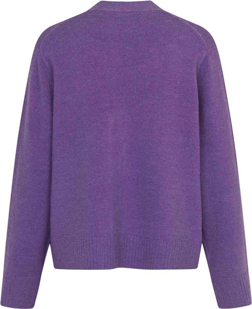 Se Masai Copenhagen Malettie Kvinde Purple Cardigans Str L/REGULAR - Uld hos Magasin ved Magasin