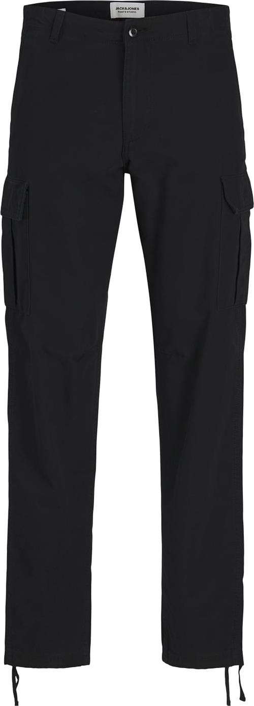 Jack & Jones Jpstkane Jjbarkley Cargo Pant Noos Mand Sort Cargo Bukser Str "30/""32" - hos Magasin