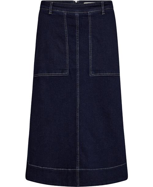 Magasin du Nord Collection Magasin Esther 6G Kvinde Dark Blue Denim Maxi Nederdele Str L Bomuld