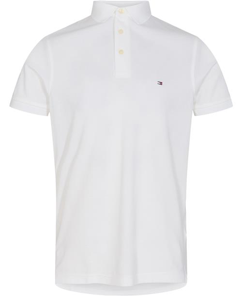 Tommy Hilfiger Core 1985 Slim Polo Mand White Kortærmede Poloer Str XXL - Bomuld hos Magasin