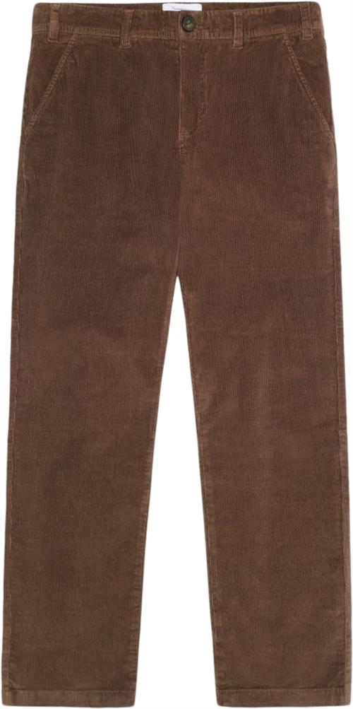 Se Knowledge Cotton Apparel Chuck Regular Corduroy Chino Pants Gots/vegan Mand Demitasse (Brown) Chinos Str 34/32 - Bomuld hos Magasin ved Magasin