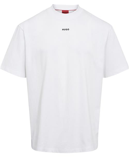 Se HUGO Dapolino Mand Hvid Kortærmede T-shirts Str L - hos Magasin ved Magasin