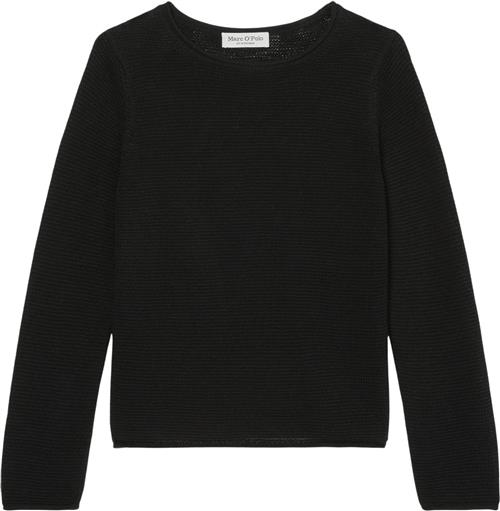 Marc O’Polo Pullover, Longsleeve, Roundneck Kvinde Black Sweaters Str S - hos Magasin