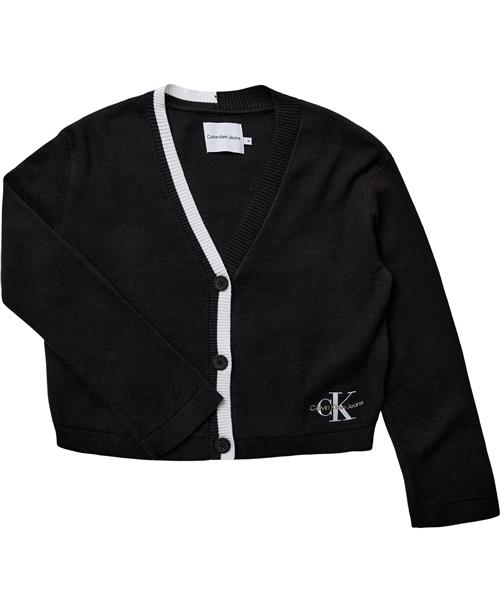 Se Calvin Klein Calvin Klein Jeans Knitted Cardigan Str 14 år - Beh Cardigans Bomuld hos Magasin ved Magasin