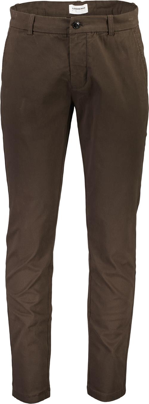 Se Lindbergh Superflex Chino Pants Mand Brun Chinos Str 30/32 - hos Magasin ved Magasin