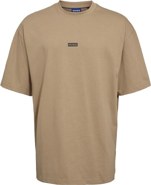 Se HUGO Nalono Mand Medium Beige Kortærmede T-shirts Str S - hos Magasin ved Magasin