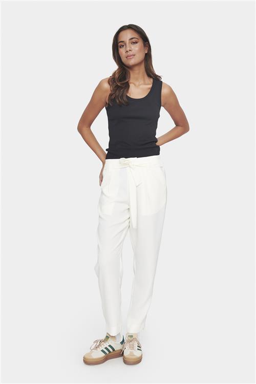 Saint Tropez R5005, Andreasz Pants Kvinde 110605 Bukser Med Lige Ben Regular Fit Str S - hos Magasin