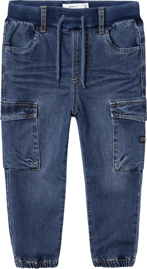 Se Name It Nmmben Baggy R Cargo Jeans 9770yt Str 92 - Blå Jeans Bomuld hos Magasin ved Magasin