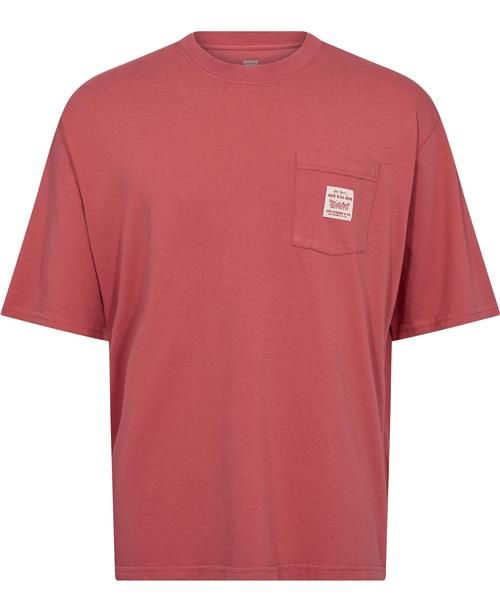 Levi's SS Workwear TEE Mineral RED Mand Reds Kortærmede T-shirts Loose Fit Str L - Bomuld hos Magasin