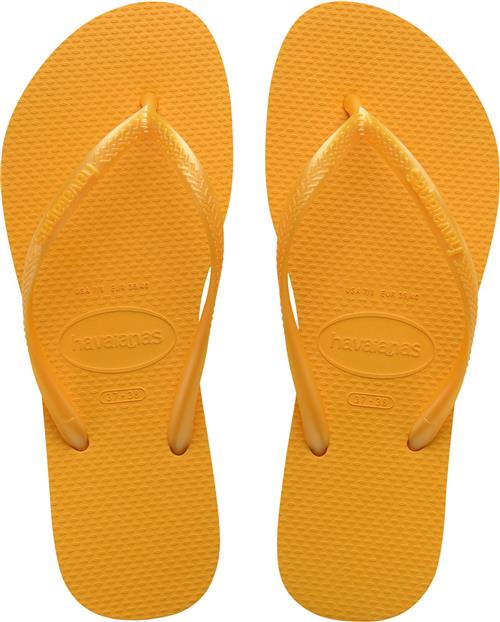 Se Havaianas Hav. Slim Pop Yellow Sandaler Str 31/32 - hos Magasin ved Magasin