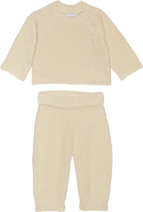 Se CK Kids Newborn Texture Knitted Sweater SET Str 68 - Yab Sweatshirts hos Magasin ved Magasin