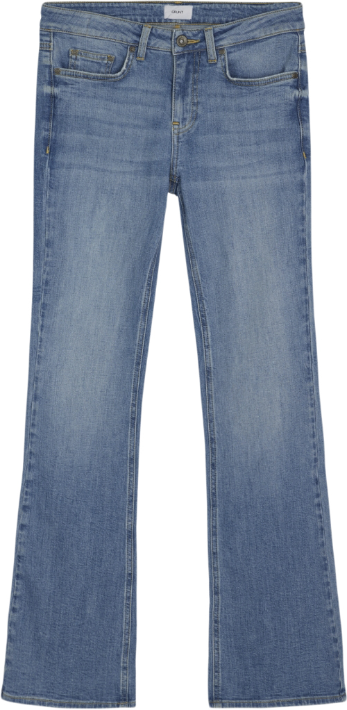 Grunt Alabama Low Flare Blue Str 23/10Y - Blue Jeans hos Magasin