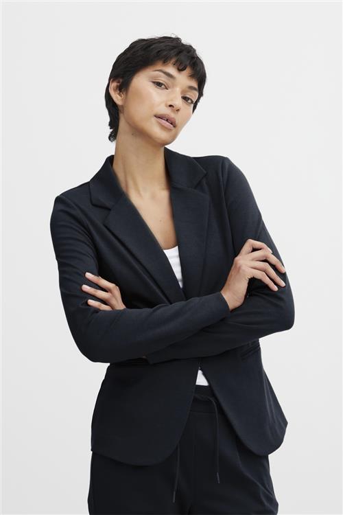 Se ICHI Kate Blazer Kvinde Blå Blazere Regular Fit Str XS - hos Magasin ved Magasin