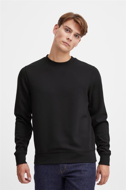 Casual Friday Cfsebastian Crew Neck Sweat Mand Black Beauty Sweatshirts Regular Fit Str L - hos Magasin