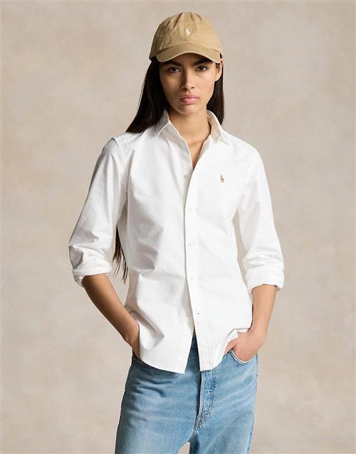 Polo Ralph Lauren 40/1 CTN Oxfordlsl-bfs Kvinde Bsr White Skjorter Str 32 - hos Magasin