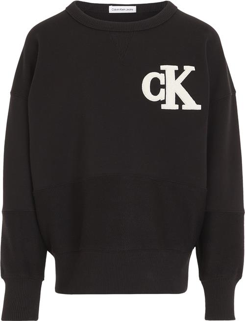 Calvin Klein Calvin Klein Jeans Crewneck Sweatshirt Str 8 år - Beh Sweatshirts Bomuld hos Magasin