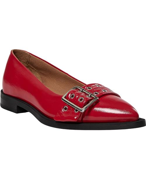 Se Pavement Saso Low Kvinde Red Patent Ballerinaer Str 40 - Læder hos Magasin ved Magasin