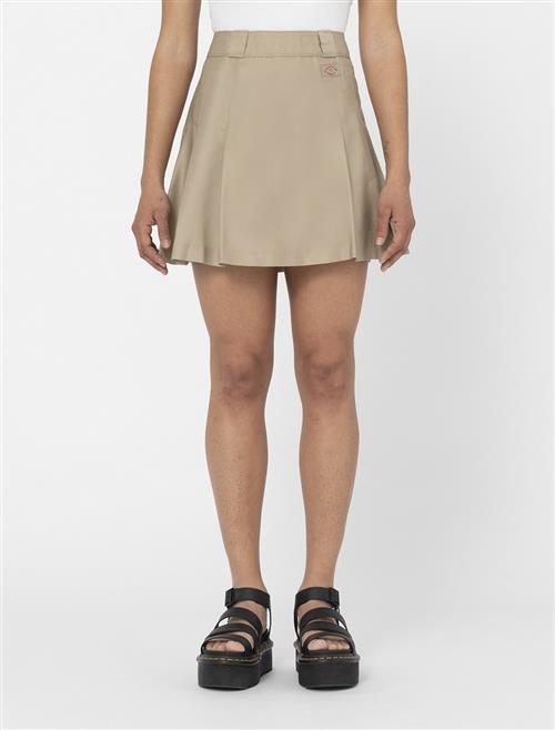 Dickies Elizaville Skirt W Khaki Kvinde Khaki Korte Nederdele Str XS - hos Magasin