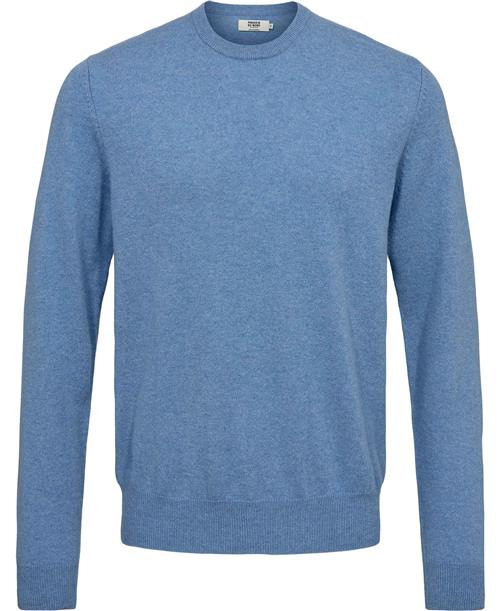 Magasin du Nord Collection Magasin Mads 2 100 Cashmere Mand Blue Shade Sweaters Str S Cashmere