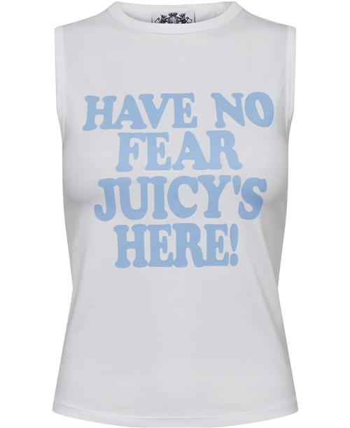 Se Juicy Couture Have NO Fear Tank Kvinde White Toppe Str M - hos Magasin ved Magasin