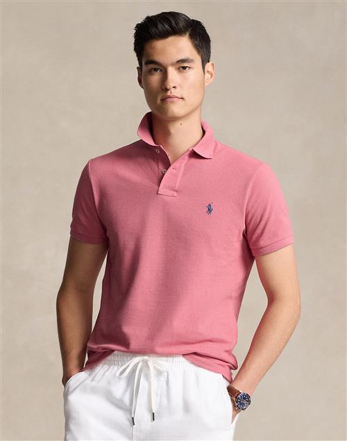 Polo Ralph Lauren Basic Meshssl-knt Mand Adirondack Berry/c7563 Kortærmede Poloer Slim Fit Str M - Bomuld hos Magasin