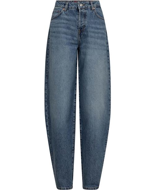 Se HUGO Gimine Kvinde Medium Blue Skinny Jeans Str 2934 - hos Magasin ved Magasin