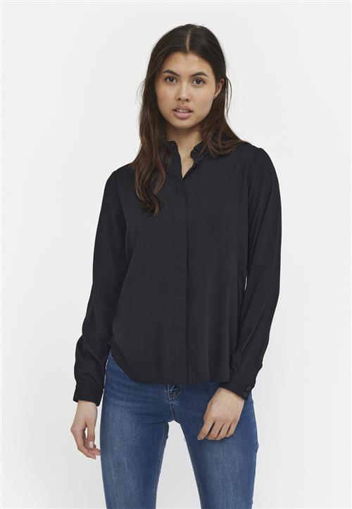 Soft Rebels Srfreedom LS Shirt Kvinde Black Langærmede Skjorter Regular Fit Str S - hos Magasin