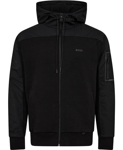 Se BOSS Sariq Mand Sort Hoodies Str XL - hos Magasin ved Magasin